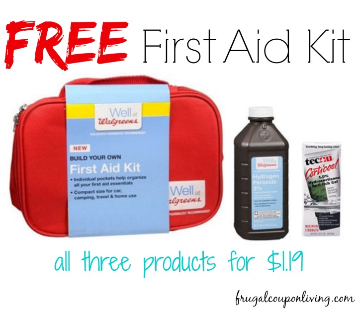 FREE First Aid Kit + 2 Products for 1.19 at Walgreens