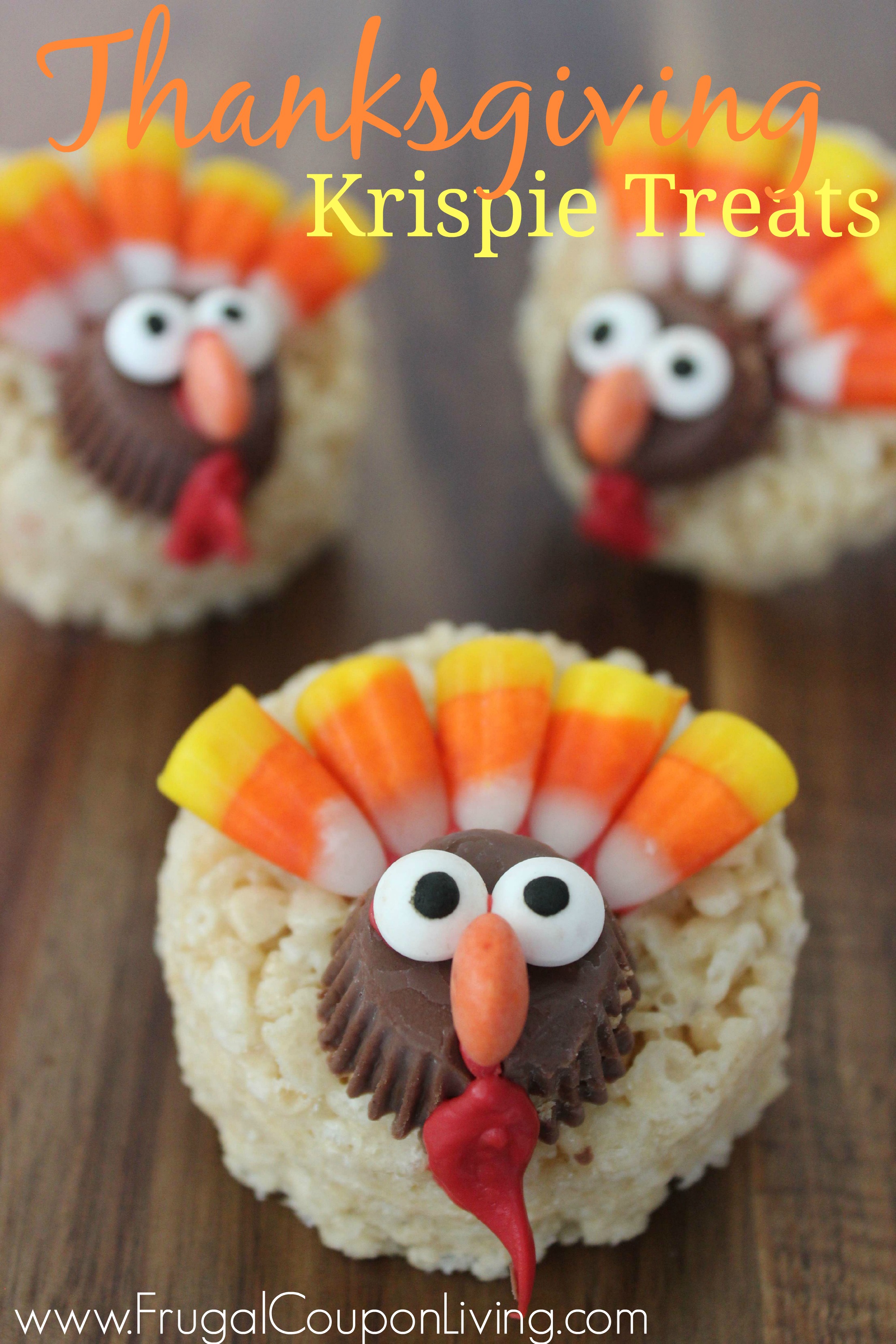 Thanksgiving Turkey Rice Krispie Treats