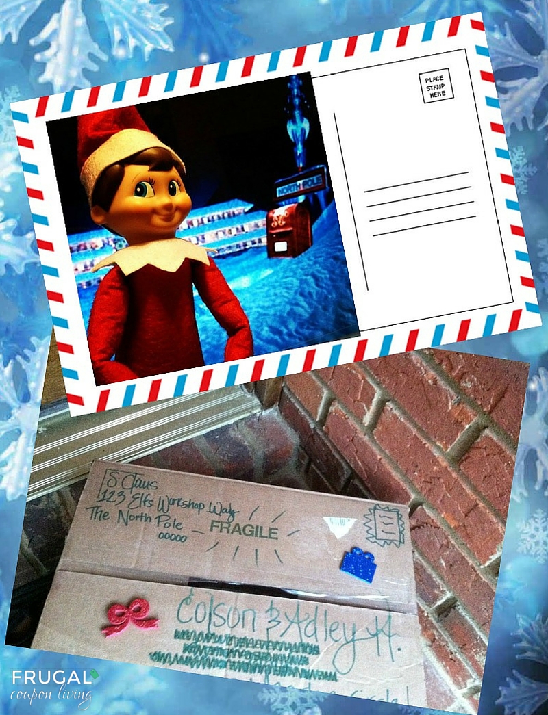 Elf on the Shelf Ideas Elf Sends a Postcard Printable