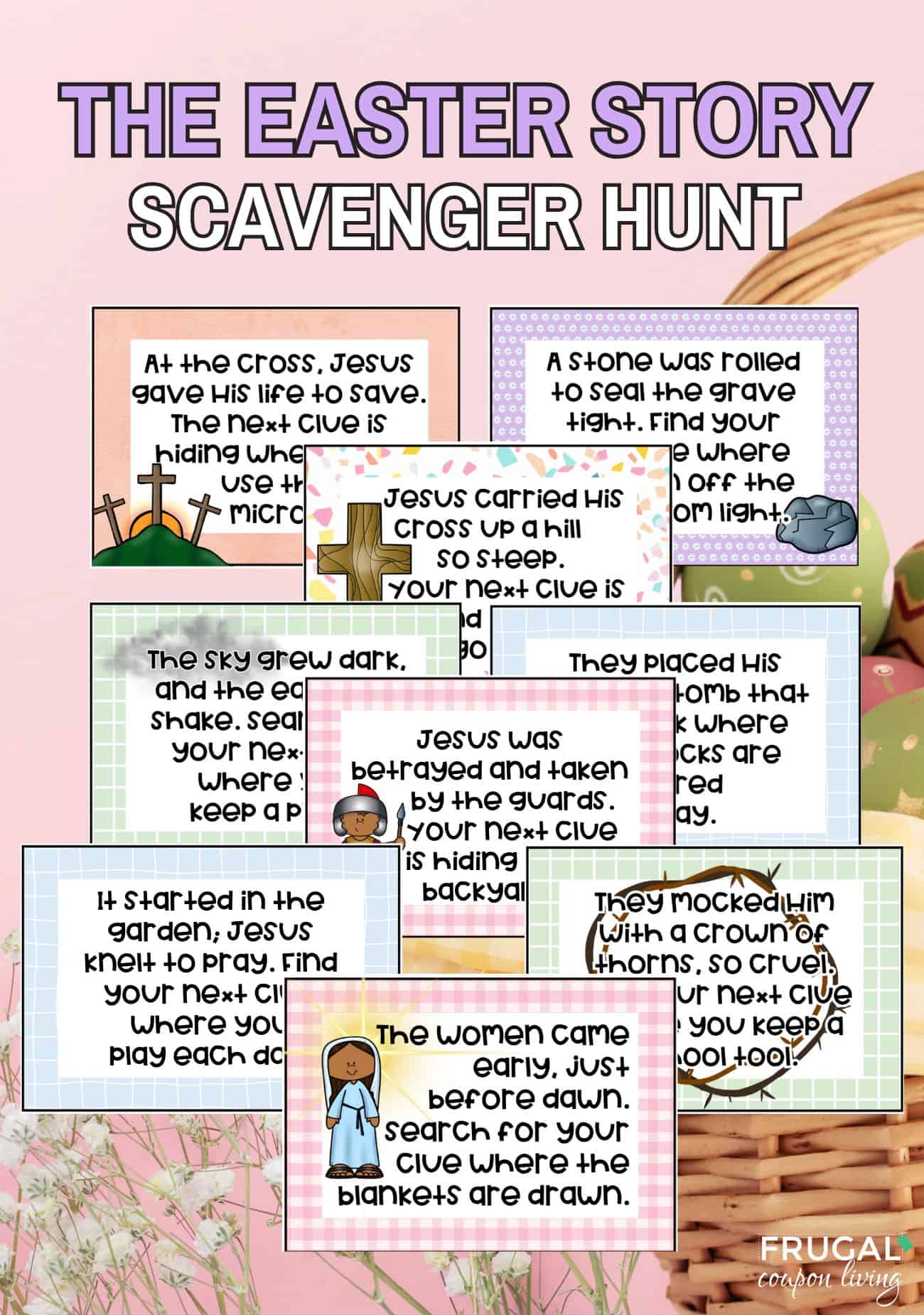 christian easter story scavenger hunt 