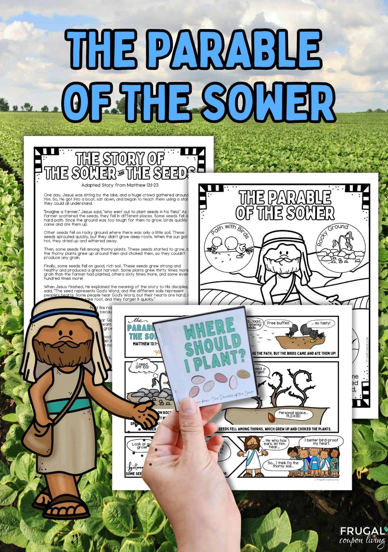 Jesus parable of the sower craft set