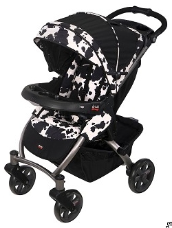 britax cow print stroller