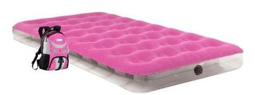 pink girl twin bed and mattress