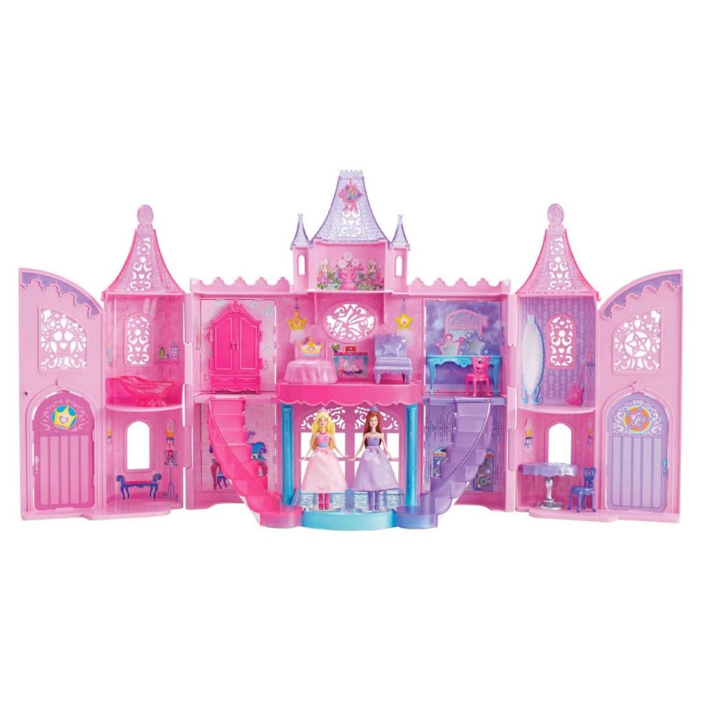 frozen barbie castle