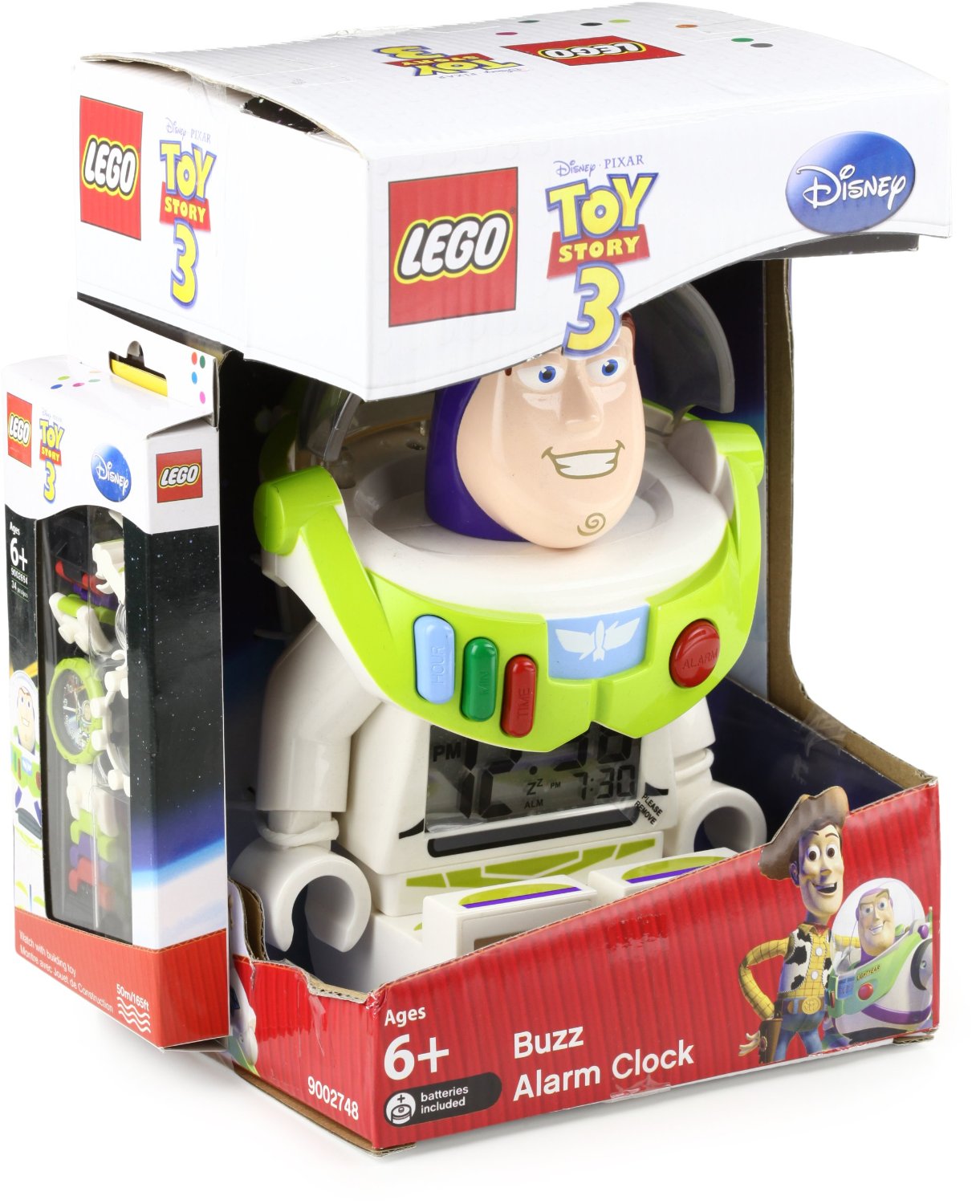 buzz lightyear clock with watch