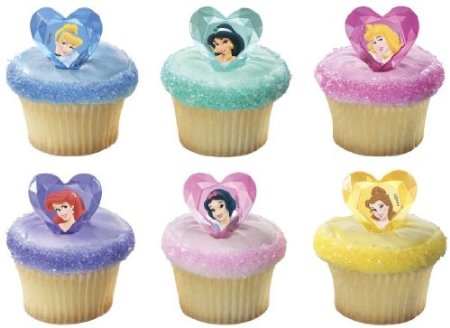 princess cupcake toppers