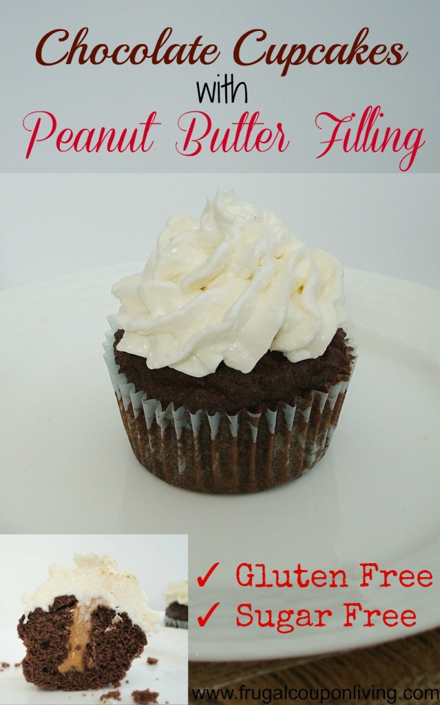 Chocolate-Cupcakes-with-Peanut-Butter-Filling-Frugal-Coupon-Living