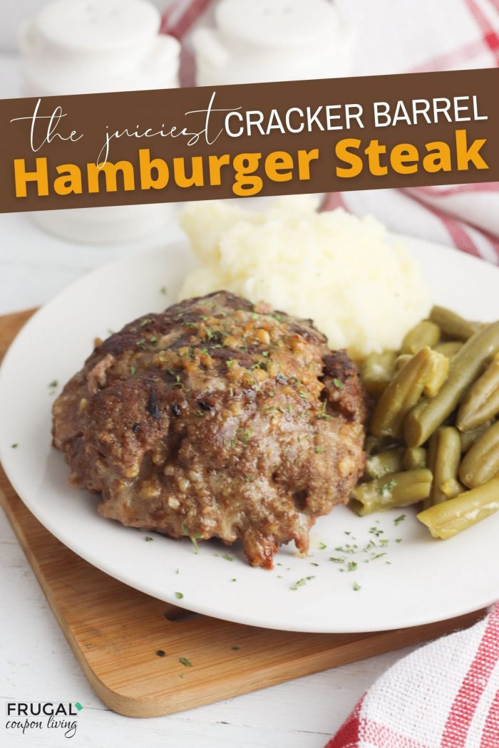 Copycat Cracker Barrel Hamburger Steak Recipe