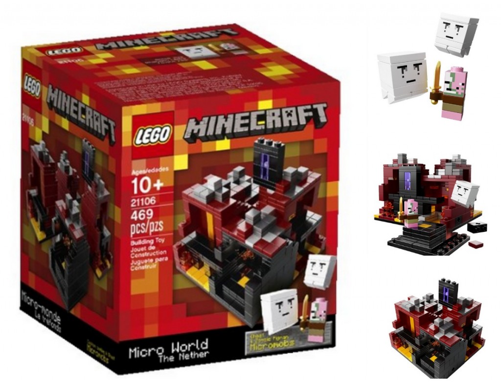 Minecraft LEGO Sets | The Nether,The Village & The Original $34.99 ...