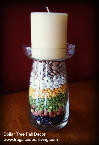 dollar-tree-fall-decor-layered-bean-candle-frugal-coupon-living