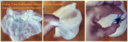 spider-collage-candle-frugal-coupon-living-halloween-dollar-store-craft