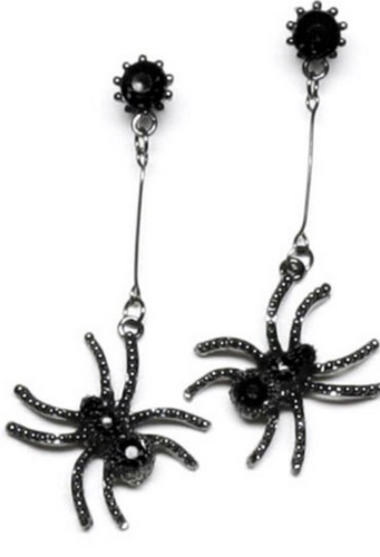 spider earrings