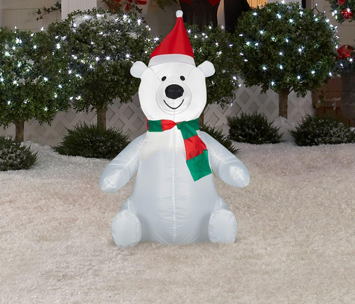 Christmas Inflatables Sale | Santa , Polar Bear, Snowman & Penguin $19.99