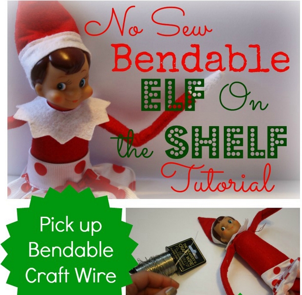 No Sew Bendable Elf on the Shelf Tutorial - Easy DIY Craft