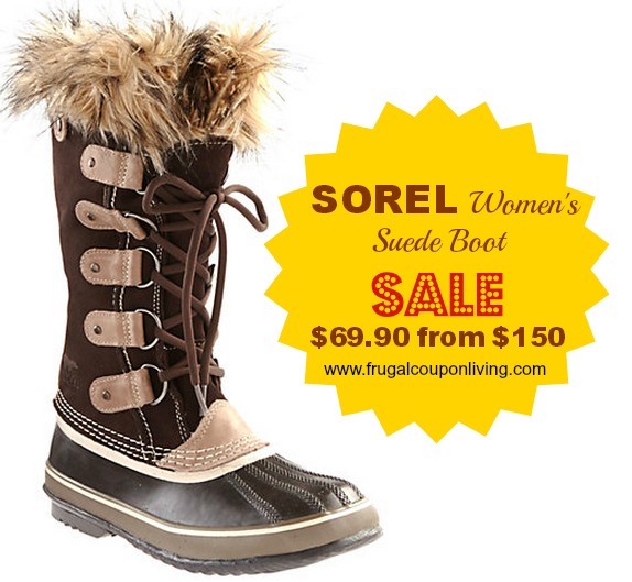 Women&#39;s SOREL Boot Sale - Two Pairs $69.90 from $150 Today
