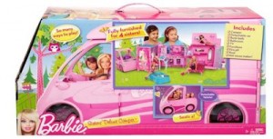 barbie sisters family camper