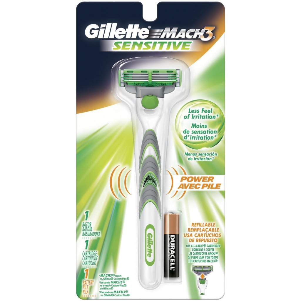 Gillette Mach3 Sensitive Men's Power Razor