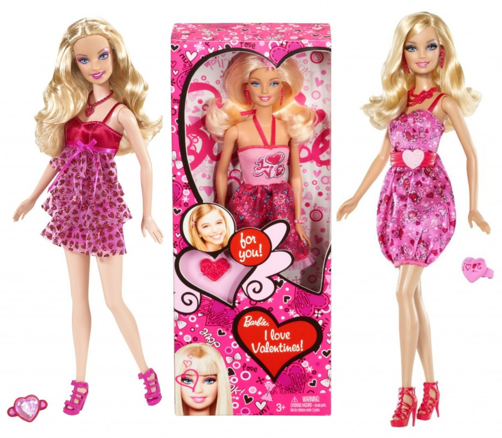 Valentine Day Barbies 