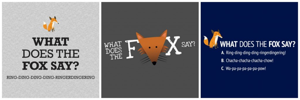 what does a fox say?