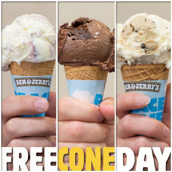 Free Cone Day at Ben & Jerry's!