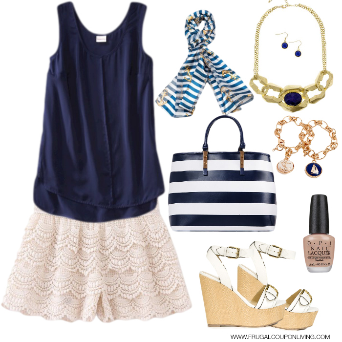 navy-summer-outfit-crochet-shorts-frugal-fashion-friday-frugal-coupon-living