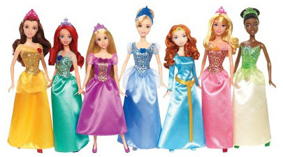 7-piece Disney Princess Doll Set