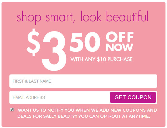 Sally Beauty Supply 3 50 Off 10 Coupon And 5 000 Sweepstakes