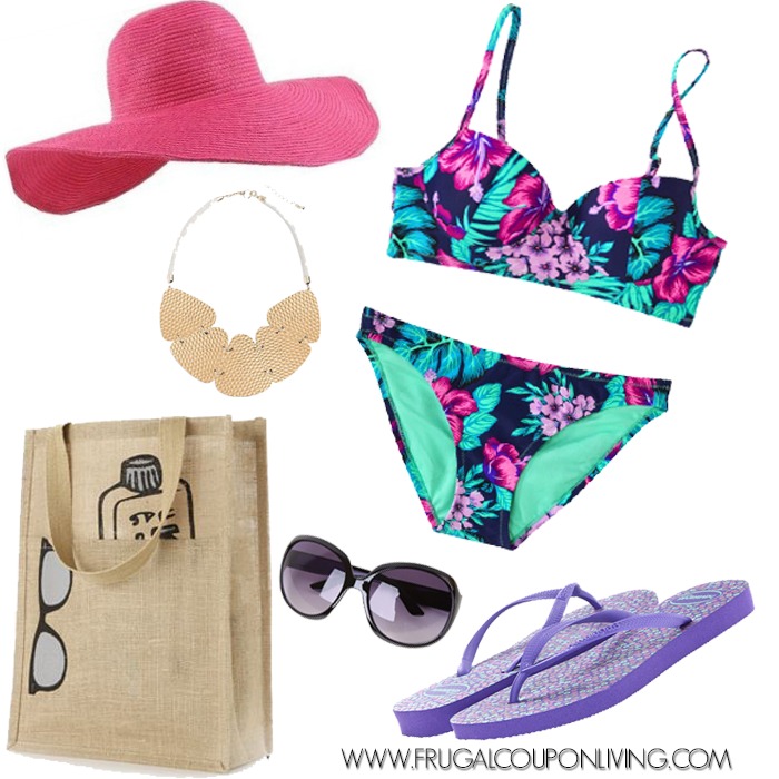 Frugal Fashion Friday Swim Suit Outfit - Polyvore Concept