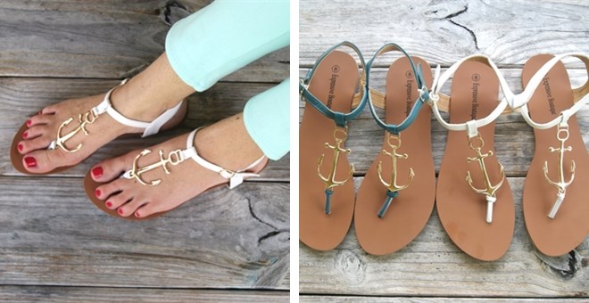 anchor sandals