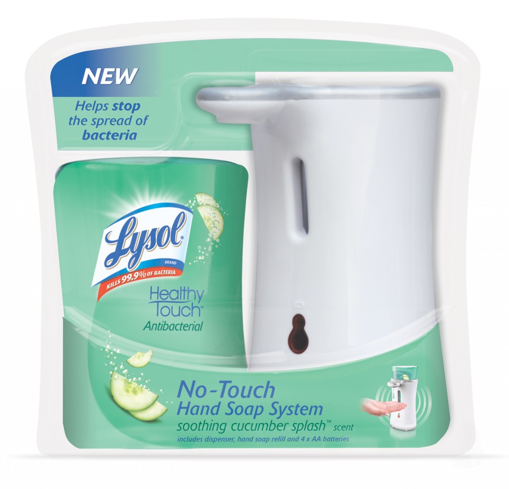 lysol no touch hand soap dispenser