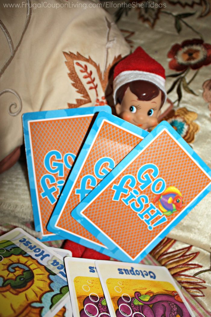 Elf on the Shelf Go Fish Game & Elf Ideas with Games