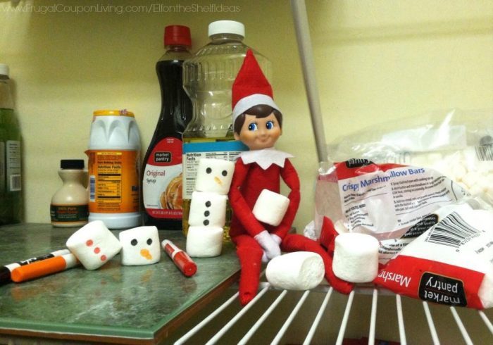 Elf on the Shelf Marshmallow Snowman