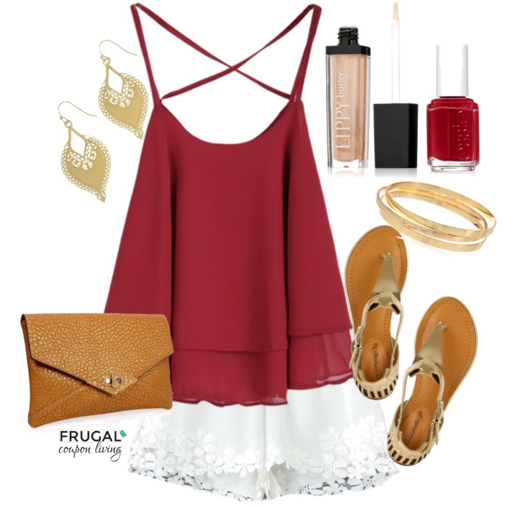 Cranberry-Tank-Lace-Shorts-Outfit-Frugal-Coupon-Living-Frugal-Fashion-Friday