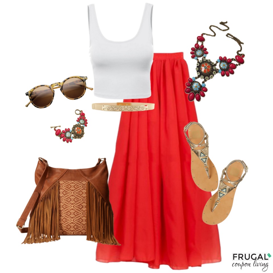 boho-red-skirt-outfit-frugal-fashion-friday-frugal-coupon-living