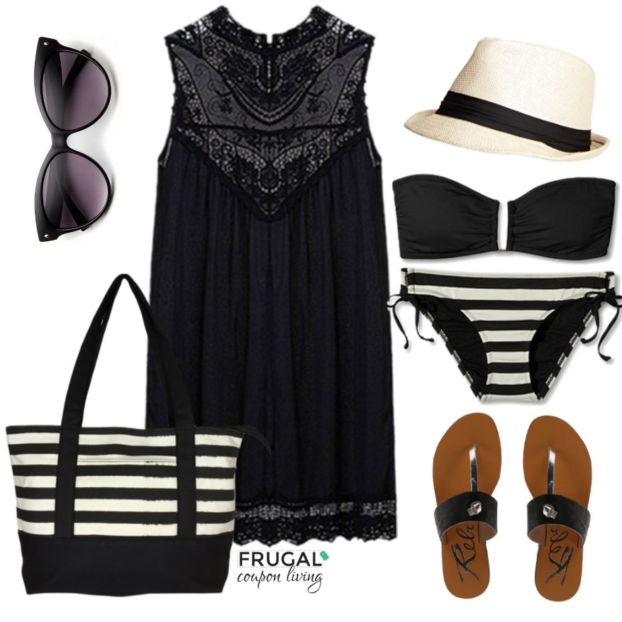 black-swim-suit-outfit-and-lace-dress-frugal-coupon-living-frugal-fashion-friday