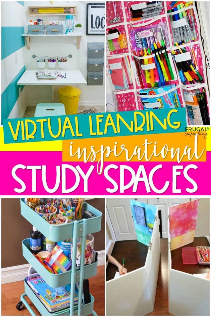 Virtual Learning Kids Study Spaces