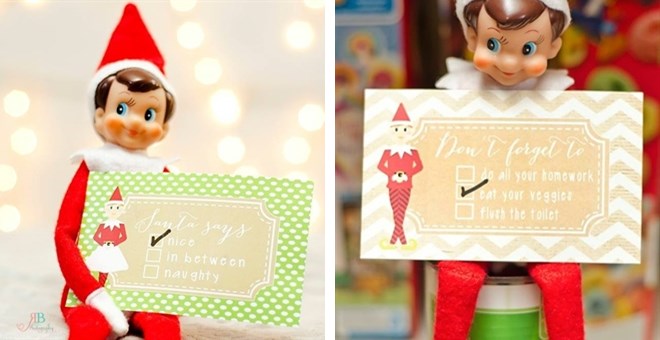 Elf on the Shelf Cards