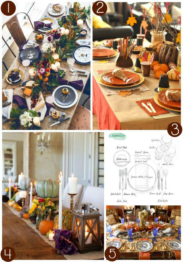 Thanksgiving Tablescape Collage 1 on Frugal Coupon Living