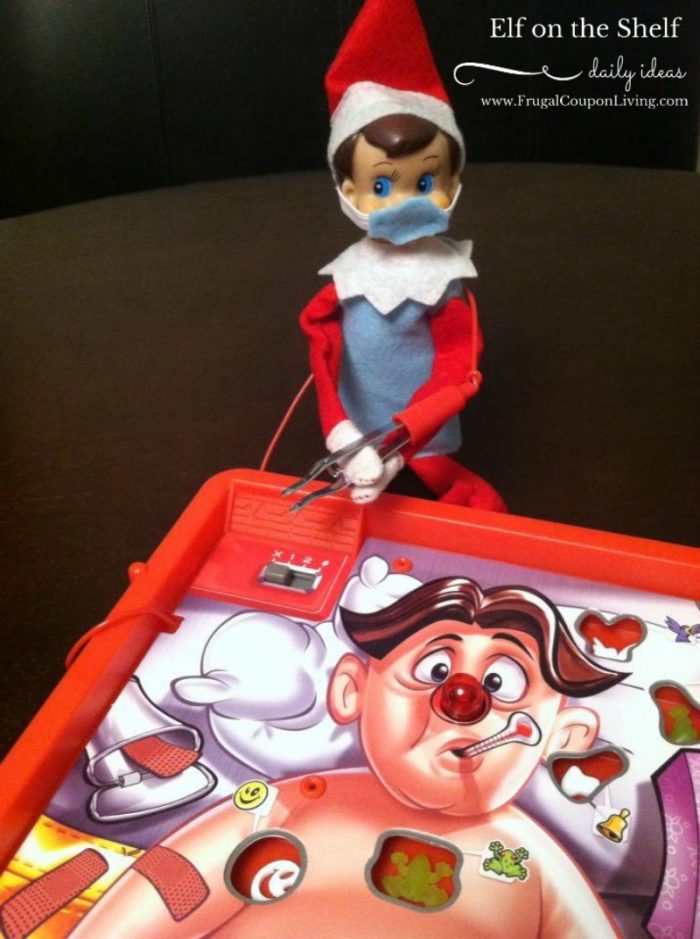 Elf on the Shelf Operation Game + Elf Ideas with Games