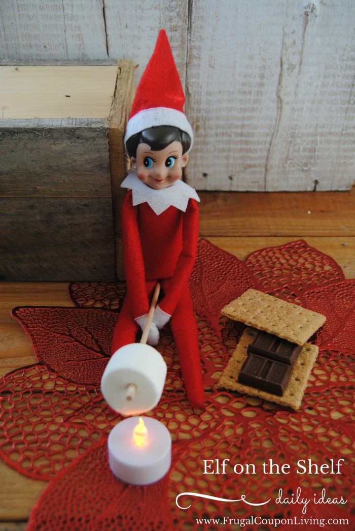 Elf on the Shelf S'mores with Marshmallows + More Marshmallow Ideas