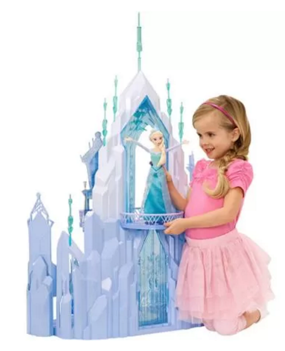 elsa doll castle