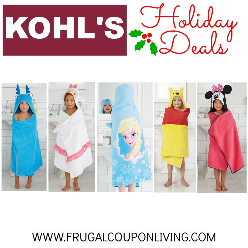 kohls-holiday-deals-hooded-towels-frugal-coupon-living