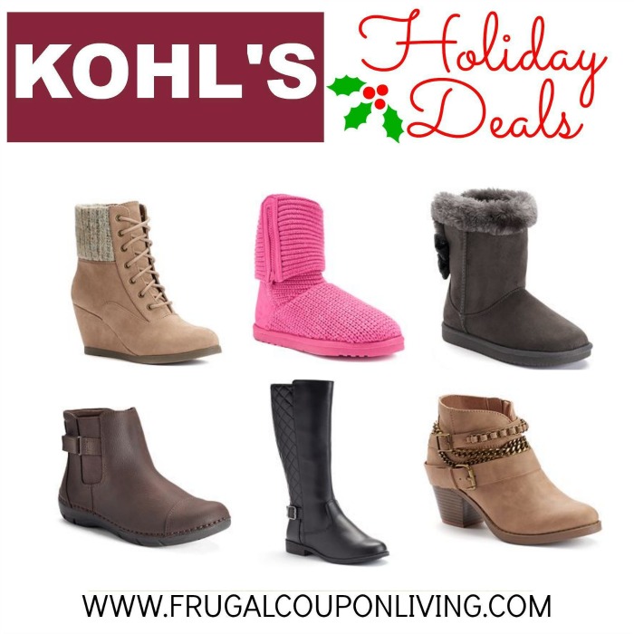 kohlsdeals boots