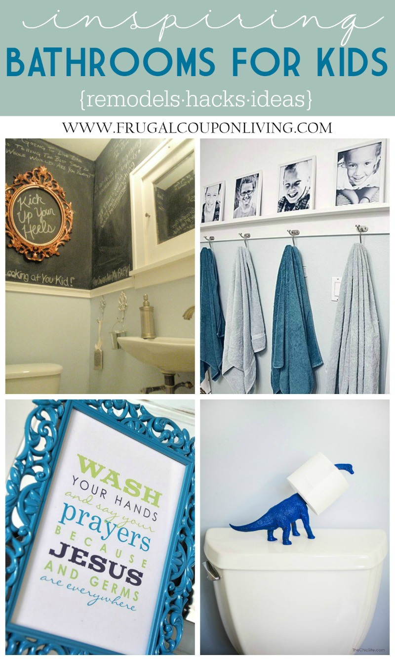 Bathroom Decorations for Kids Collage on Frugal Coupon Living