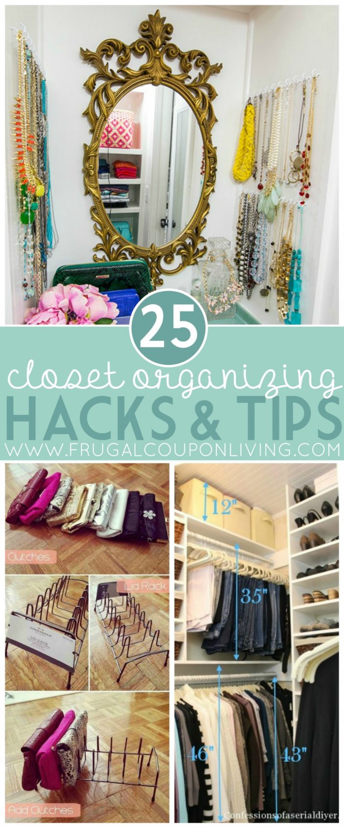 Closet Organizing Hacks And Tips