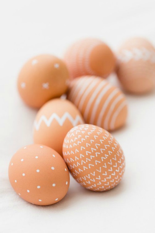 Painted Brown Eggs