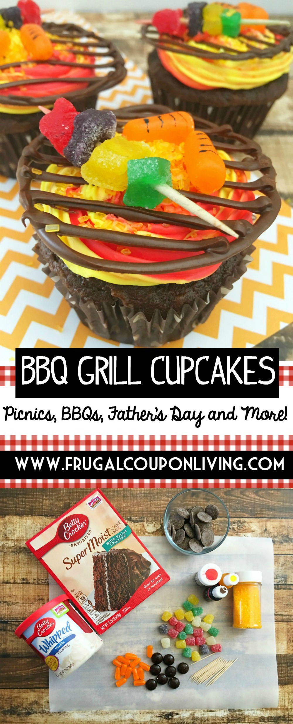 BBQ Grill Cupcakes Father s Day Idea