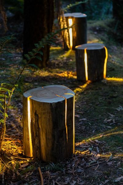 lighted-log