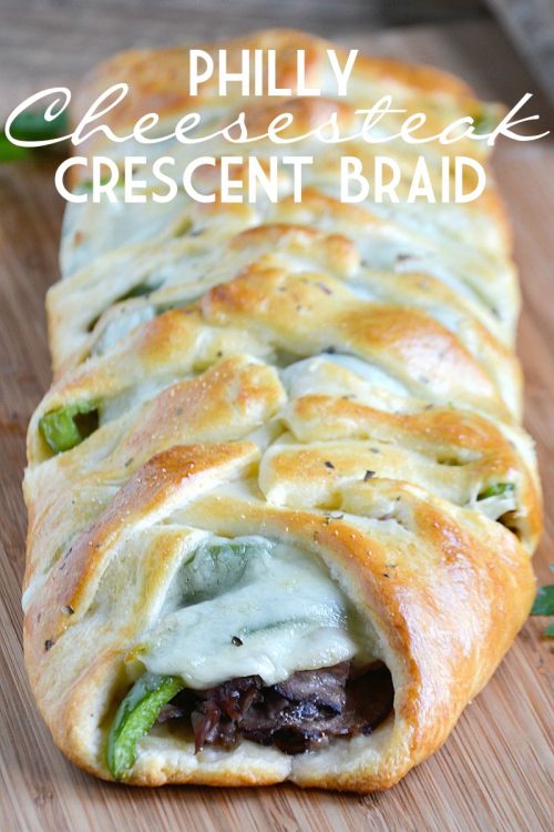 philly-cheesesteak-crescent-braid