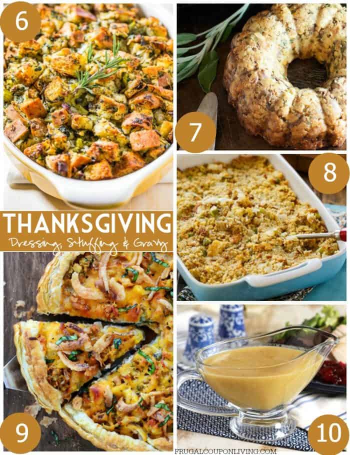 Thanksgiving-Dressing-Stuffing-Gravy-Collage-frugal-coupon-living